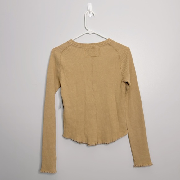 Free People Easy Does it Tee Tender Cuban Sand NWT - Picture 5 of 6